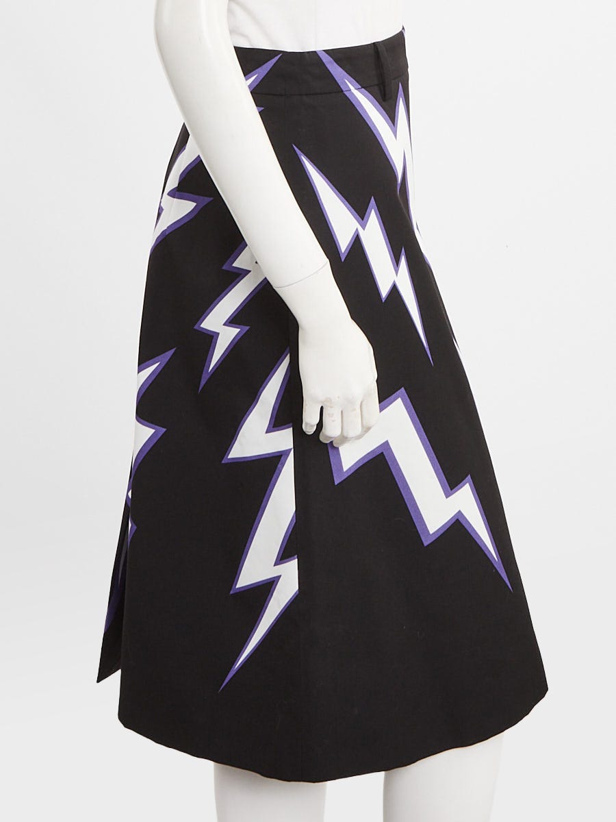 スカート PRADA SKIRT (P120WRSOOO16NQ F0056) Prada Pleated Gabardine Skirt | Saks Fifth Avenue