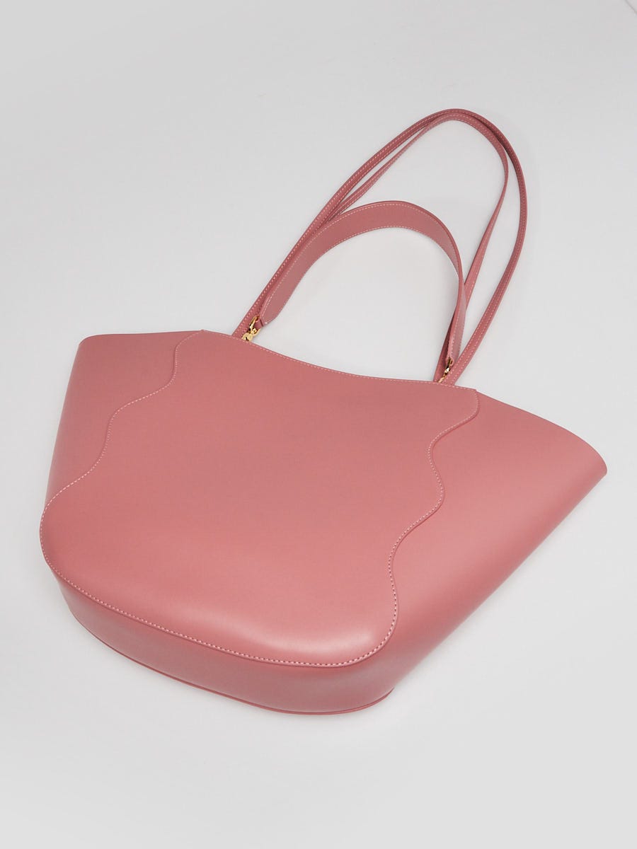 Mansur Gavriel Pink Smooth Leather Ocean Large Tote Bag