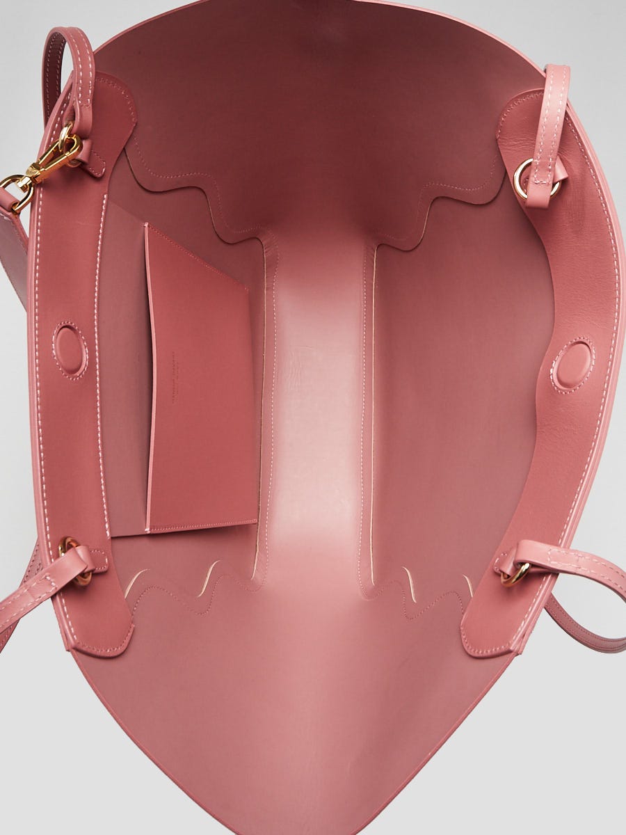 Mansur Gavriel Pink Smooth Leather Ocean Large Tote Bag