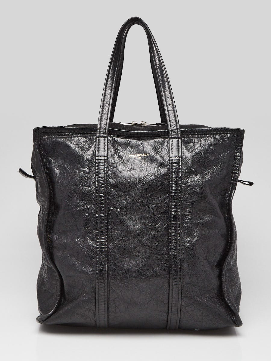 バッグ BALENCIAGA Small Bazar Shopper Balenciaga Black Leather Bazar Shopper Tote Bag | Yoogi's Closet