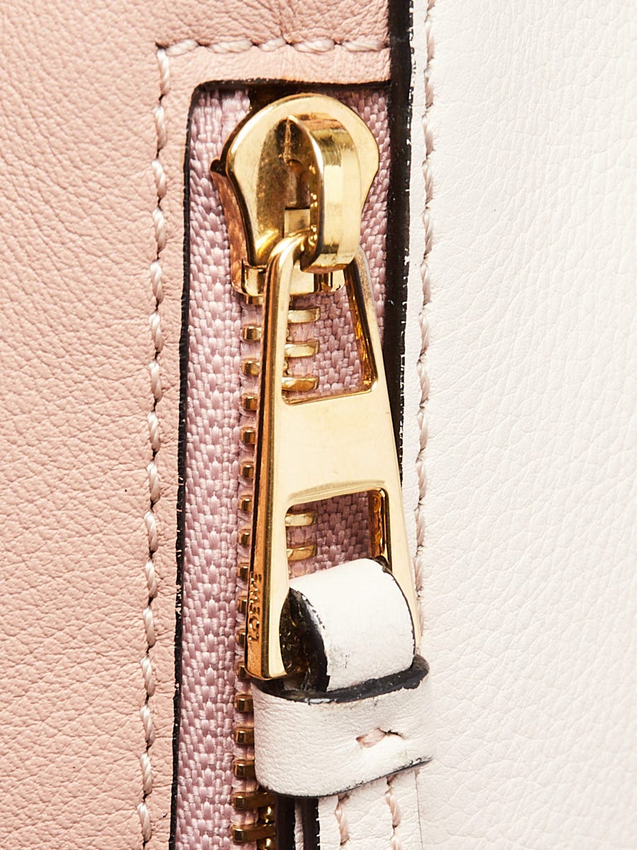 Loewe Pink Calfskin Leather/Suede Small Puzzle Bag | Yoogi's Closet