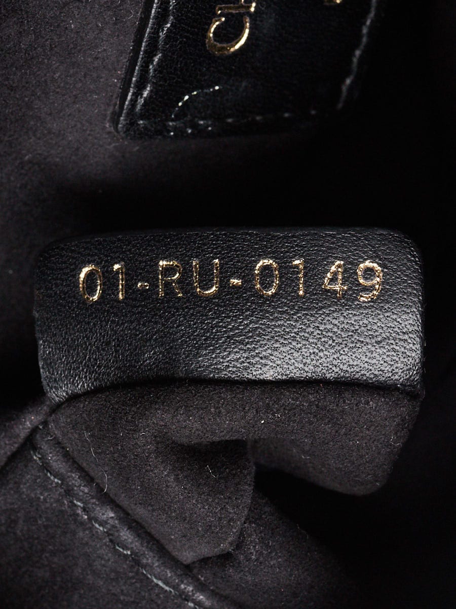 Christian Dior Black Velvet Crystal Mini Saddle Bag | Yoogi's Closet