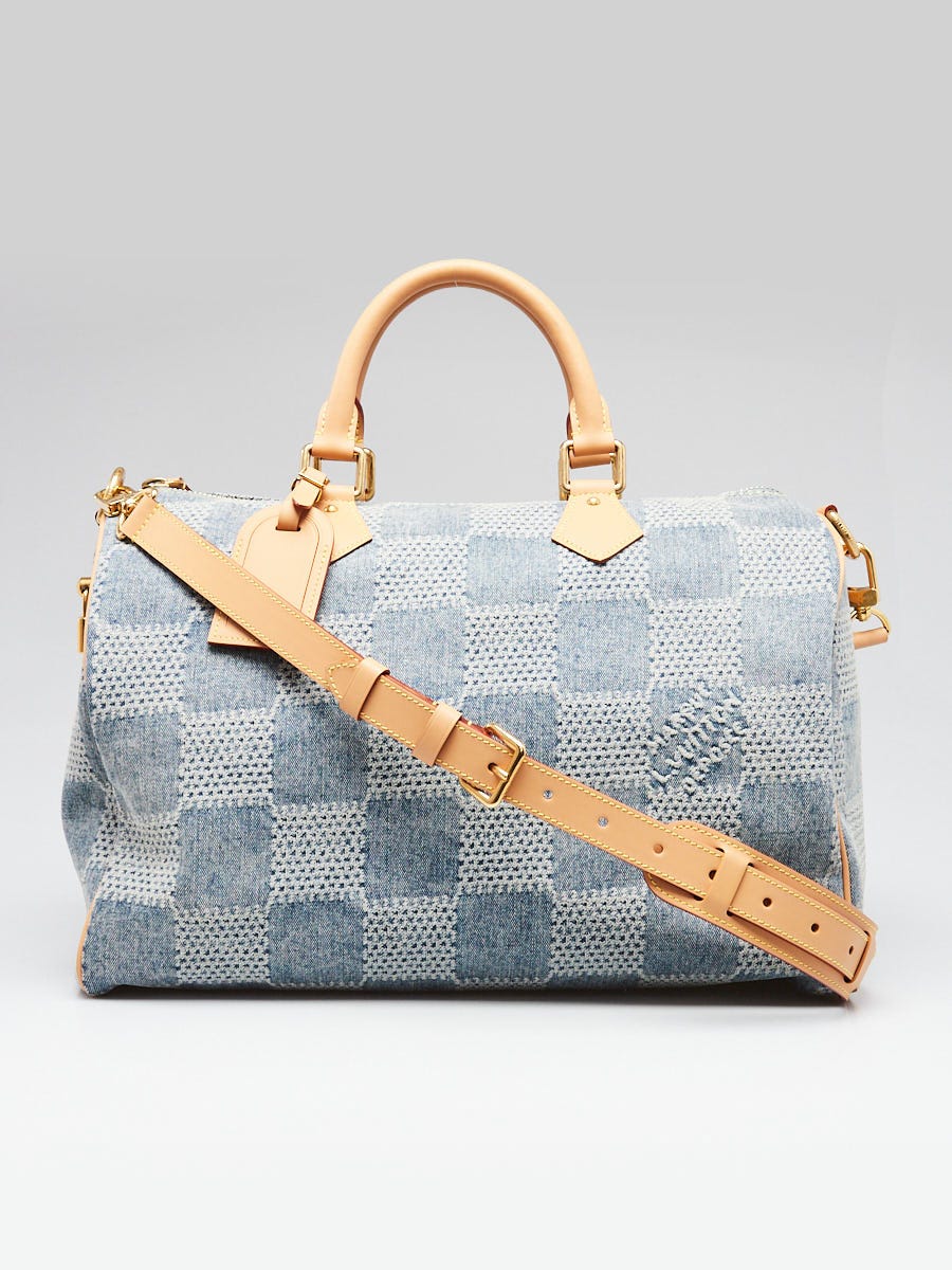 Louis Vuitton Damier Denim 3D Speedy Bandouliere 40 Bag | Yoogi's