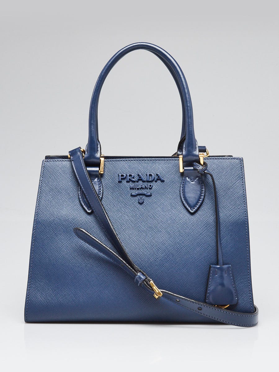 トートバッグ PRADA Woman Tote bags Blue 1BG5522HGX F0V98 Prada Symbole' Shopping Bag in Blue | Lyst