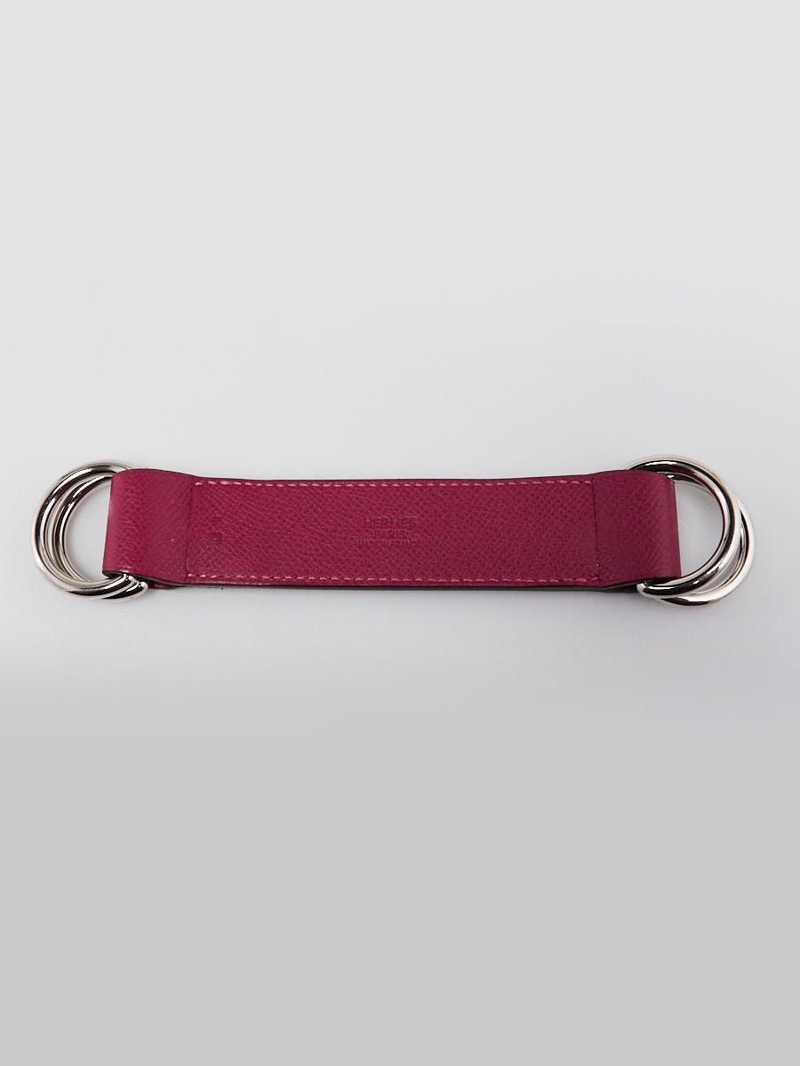【Rouge Radieux & Etoupe × G金具】HERMES Ancreベルト Hermes Anemone Epsom Leather Romance Belt and Scarf Ring