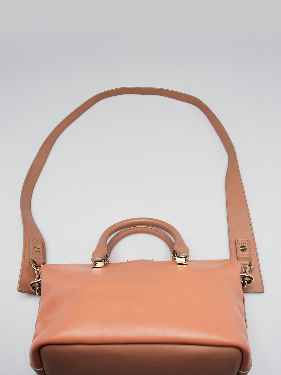 Chloe Two-Tone Pink Calfskin Leather Mini Baylee Bag | Yoogi's Closet