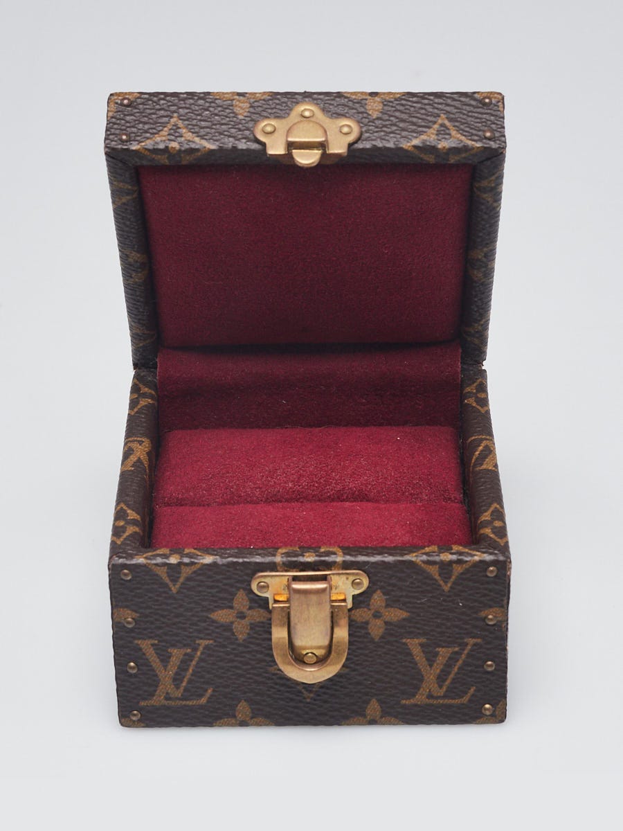 Louis Vuitton Monogram Canvas Mini Trunk Ring Box | Yoogi's Closet