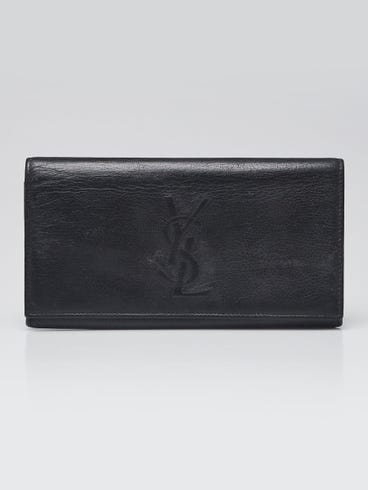 Yves Saint Laurent Black Leather Belle du Jour Wallet
