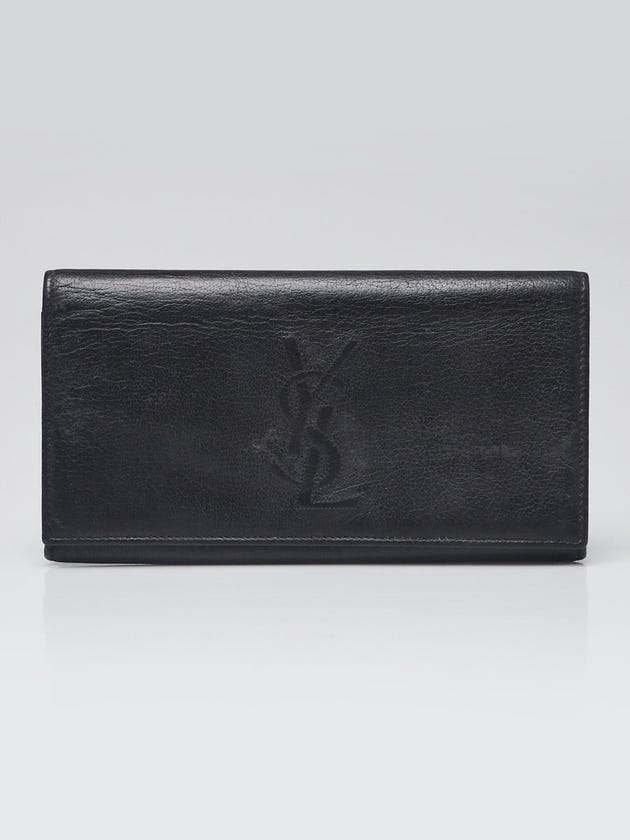 Yves Saint Laurent Black Leather Belle du Jour Wallet
