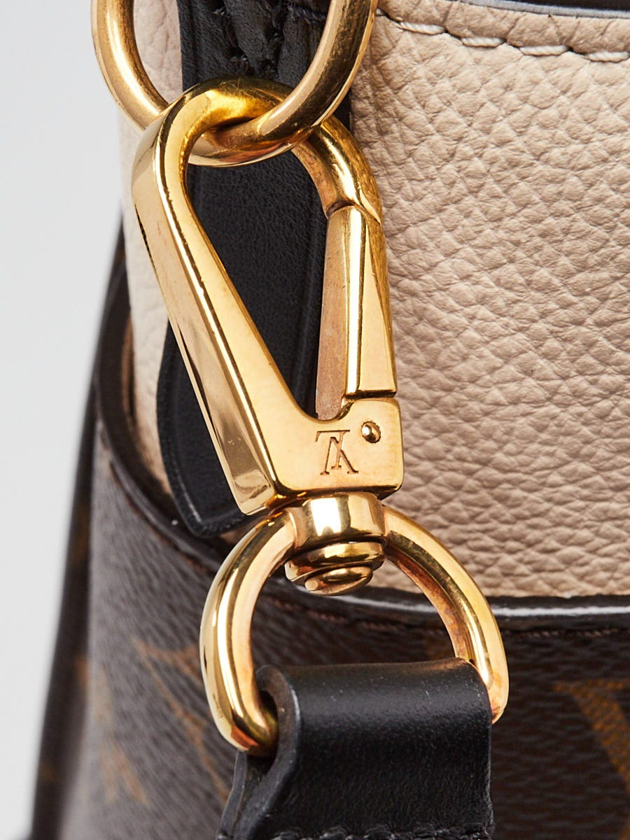 Louis Vuitton Red/Beige/Black Leather On My Side MM Bag | Yoogi's