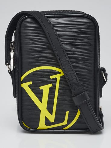 Louis Vuitton Black Epi Leather Danube Slim PPM Crossbody Bag