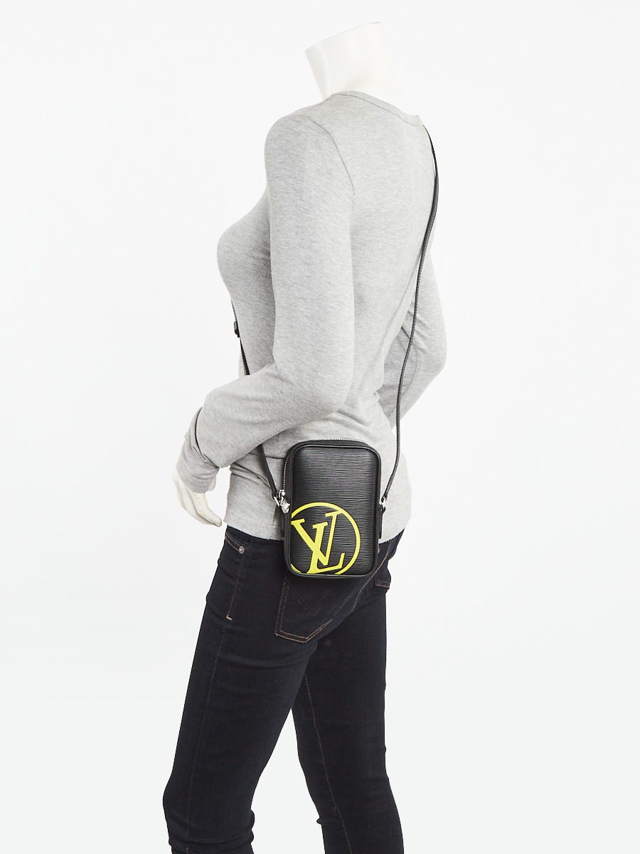 Louis Vuitton Black Epi Leather Danube Slim PPM Crossbody Bag