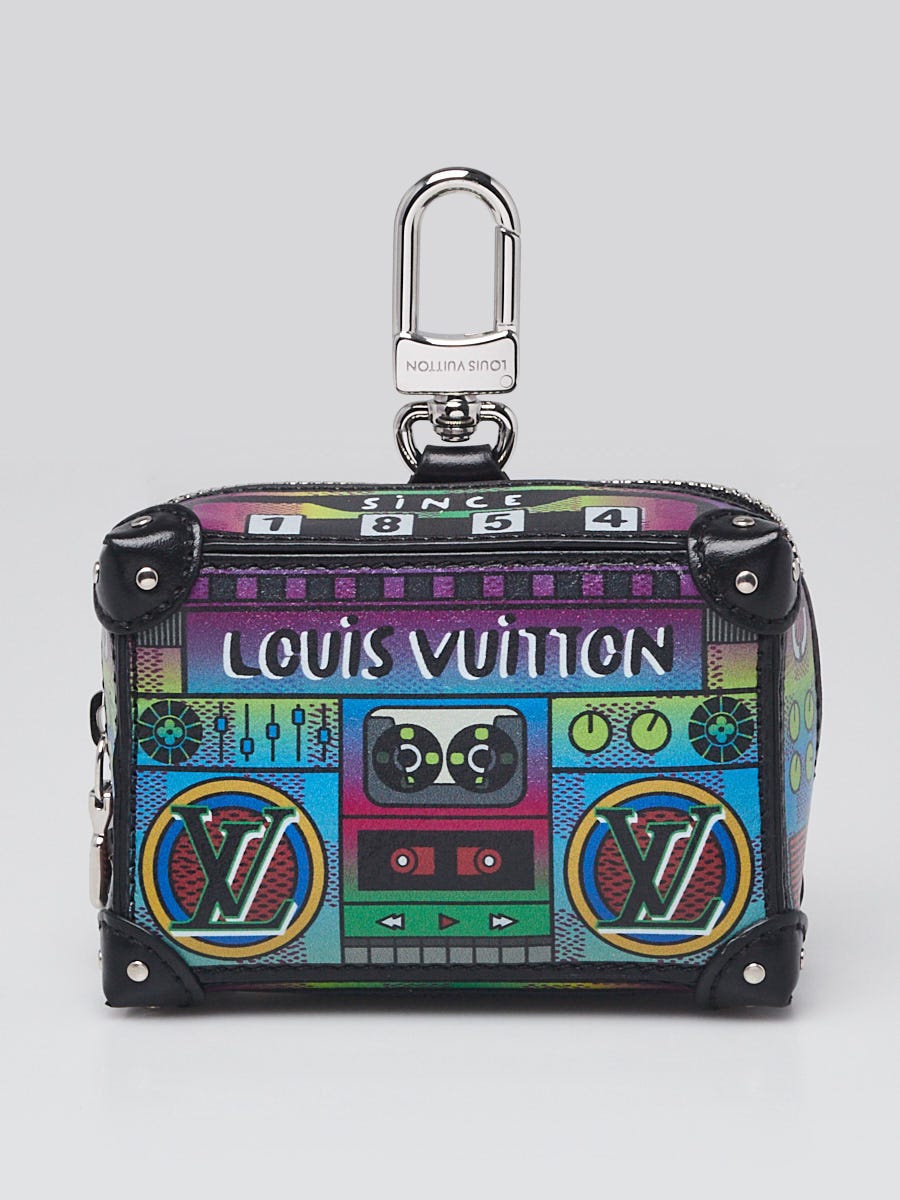 Louis Vuitton Multicolor Leather Stereo Zip Cles Key Chain