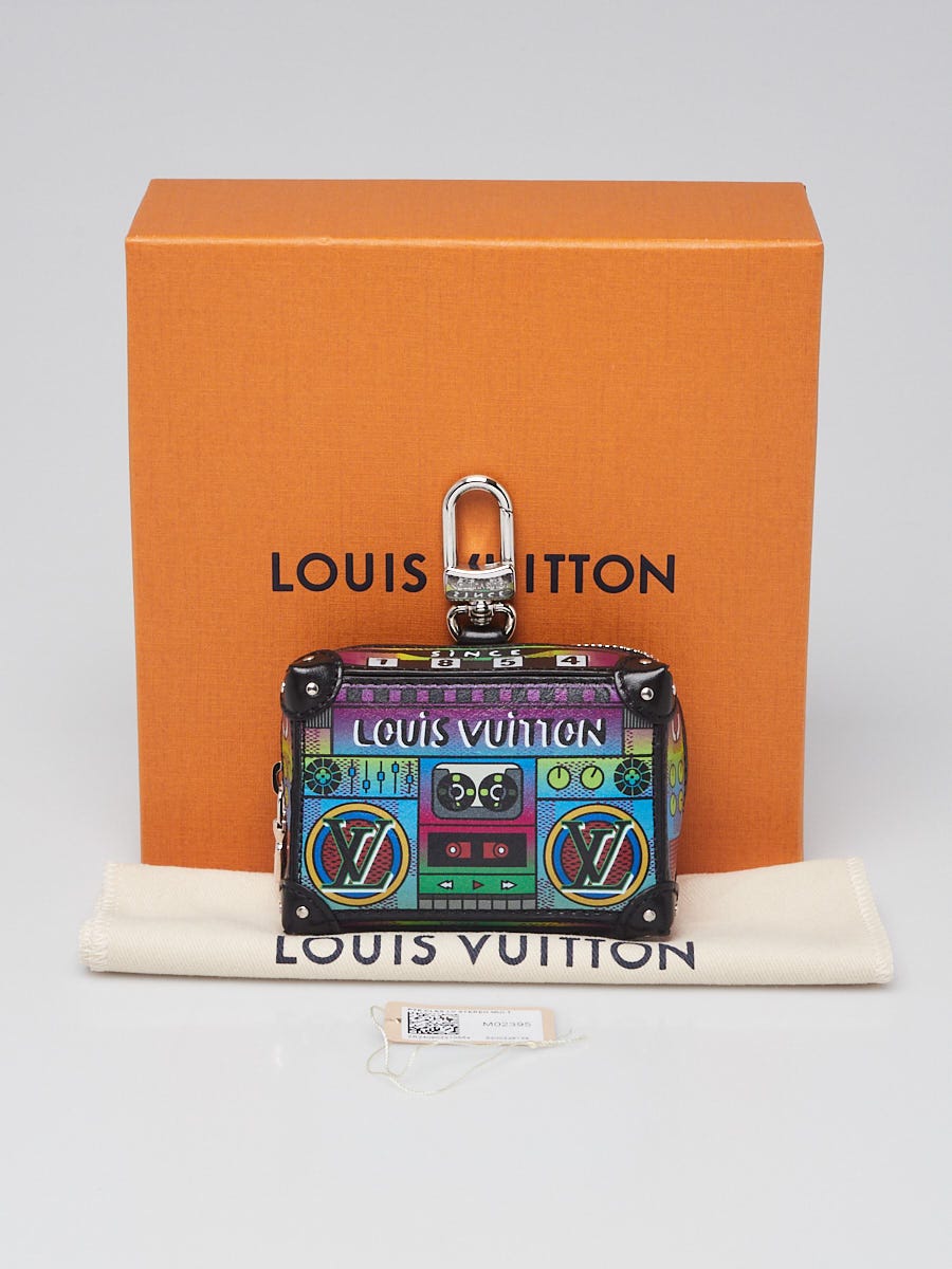 Louis Vuitton Multicolor Leather Stereo Zip Cles Key Chain