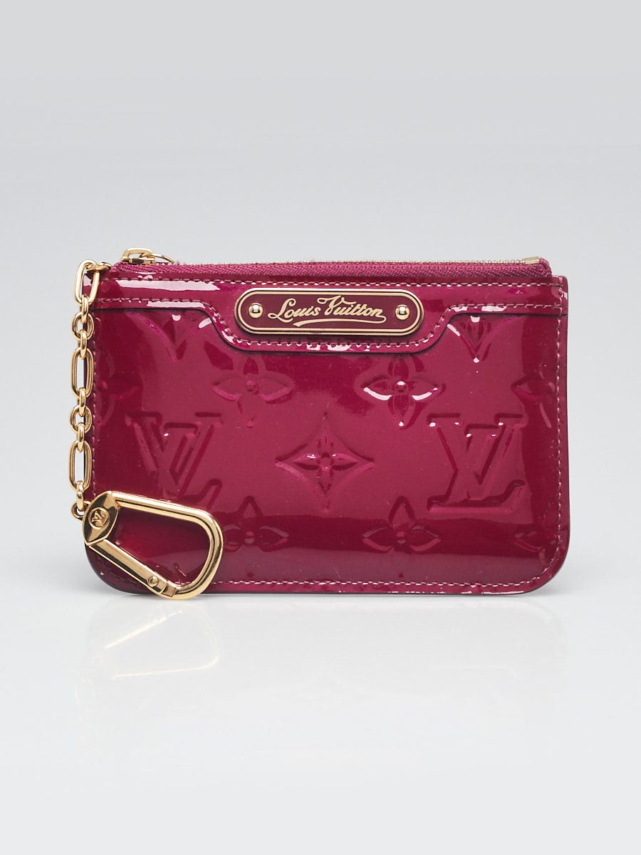 Louis Vuitton Pochette Cles キーポーチ Louis Vuitton Violet Monogram Vernis Pochette Cles Key and