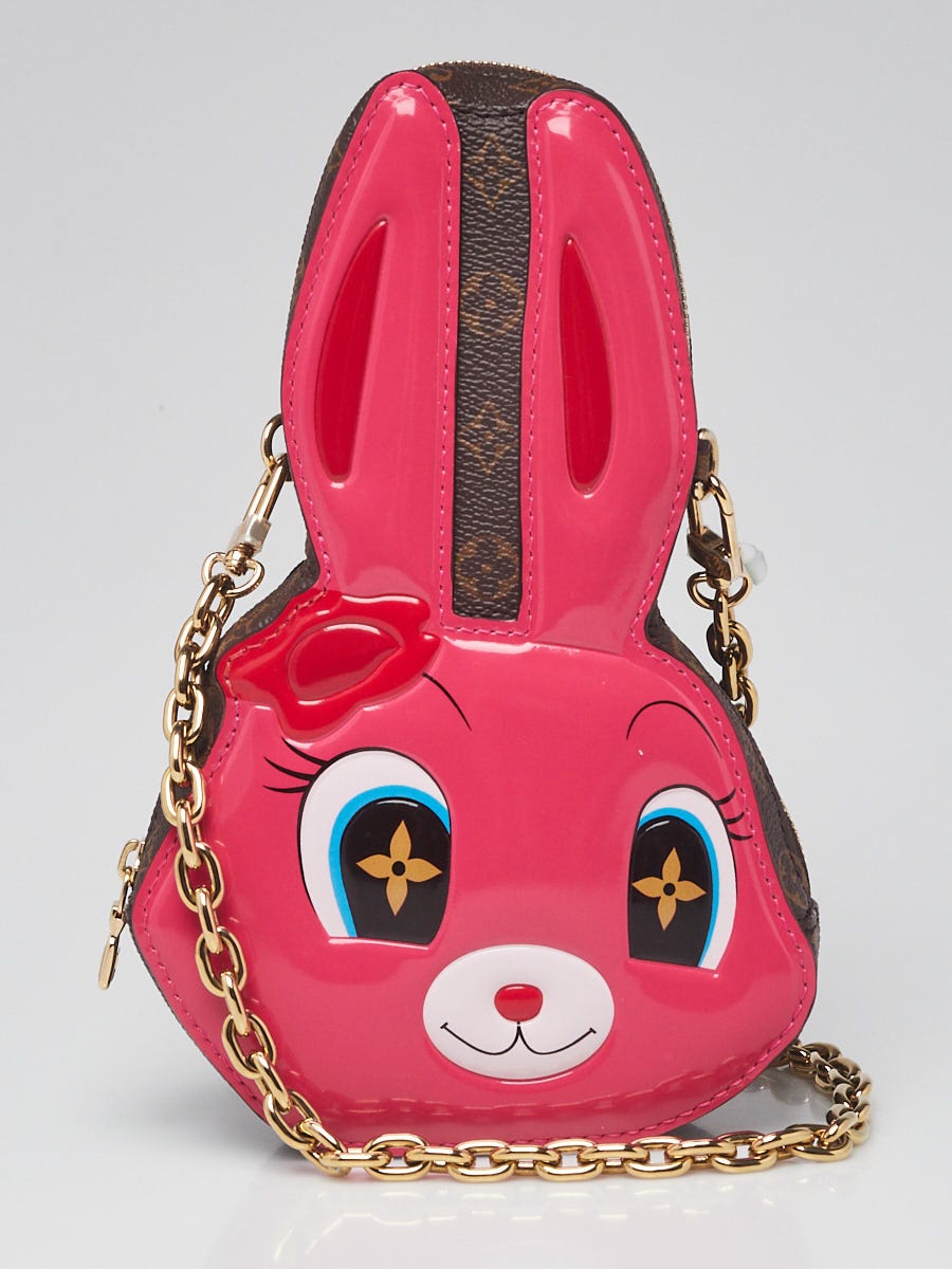 【希少】 ヴィトン LOUIS VUITTON バンドー ストーン ビジュー Louis Vuitton x Sun Yitian Monogram Canvas Rabbit Wallet on Chain