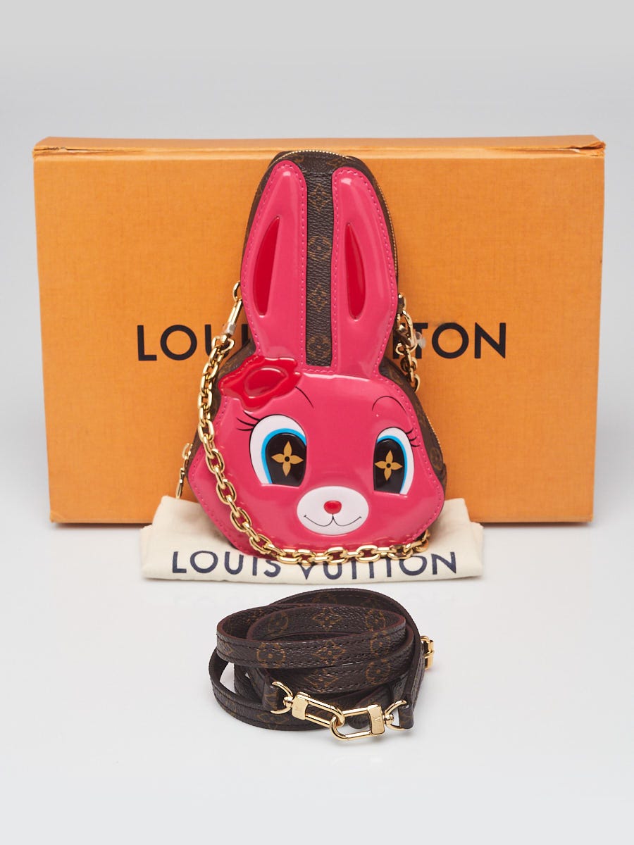 【希少】 ヴィトン LOUIS VUITTON バンドー ストーン ビジュー Louis Vuitton x Sun Yitian Monogram Canvas Rabbit Wallet on Chain