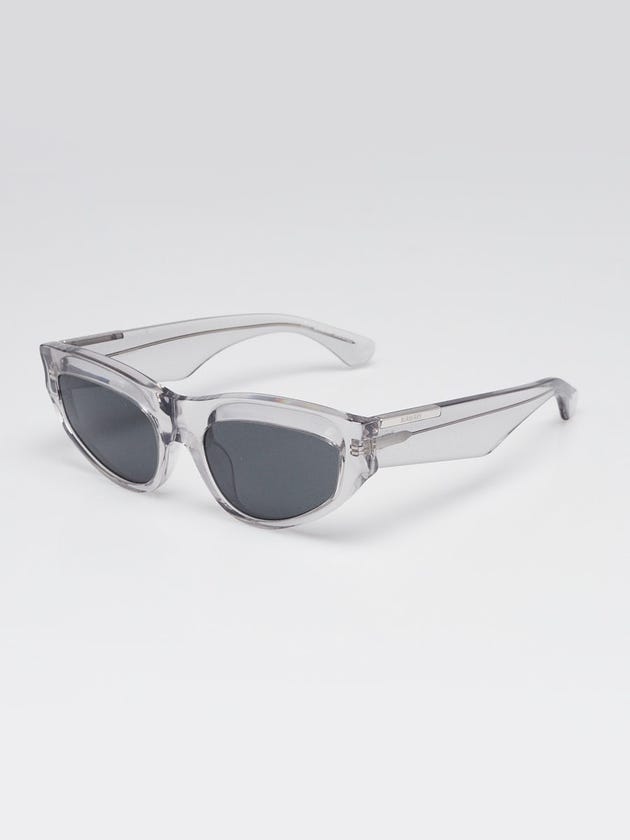 Burberry Clear Acetate Angular Oversized Sunglasses - B4425-U