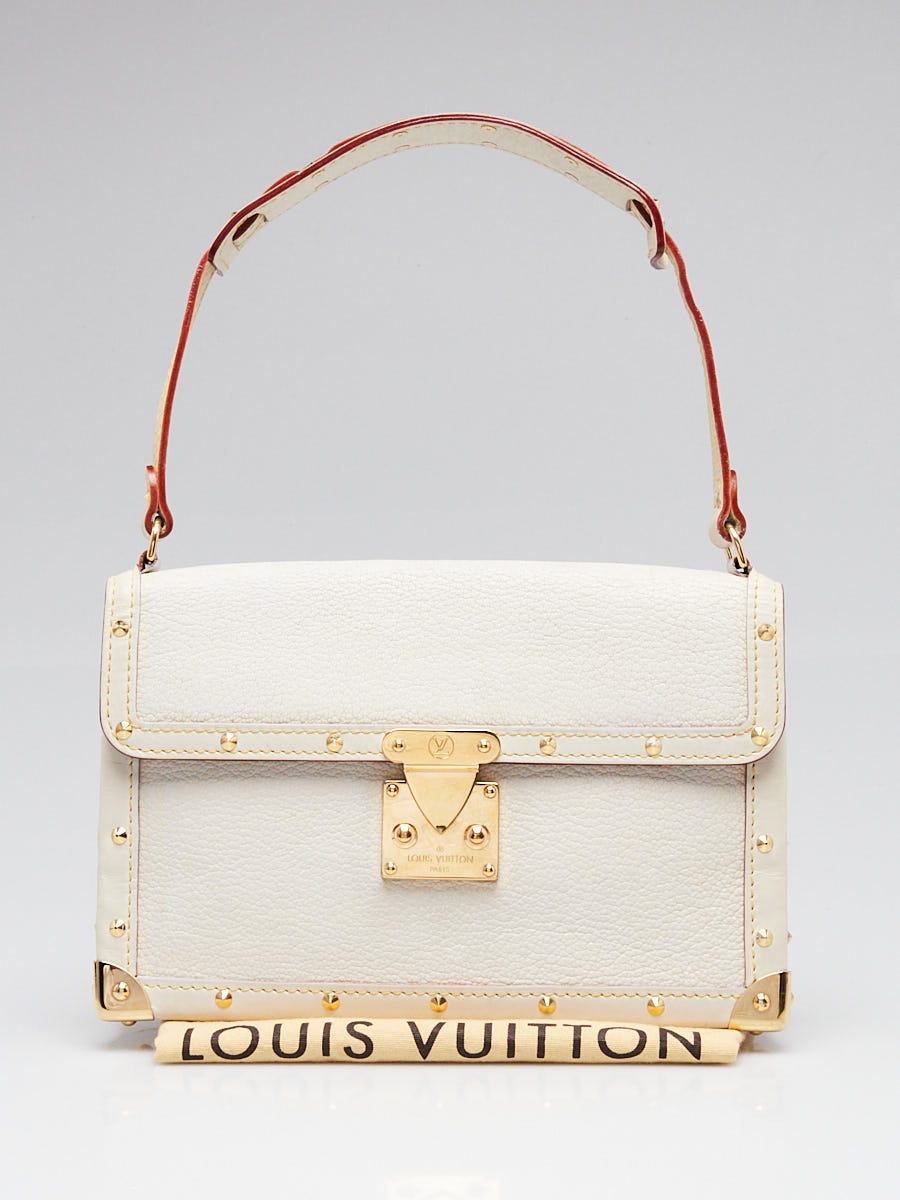 Louis Vuitton Ambrel アンフィニレザー ボディーバッグ Louis Vuitton White Suhali Leather L'Aimable Bag | Yoogi's Closet