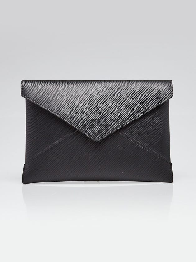 Louis Vuitton Black Epi Leather Kirigami Large Envelope Pochette