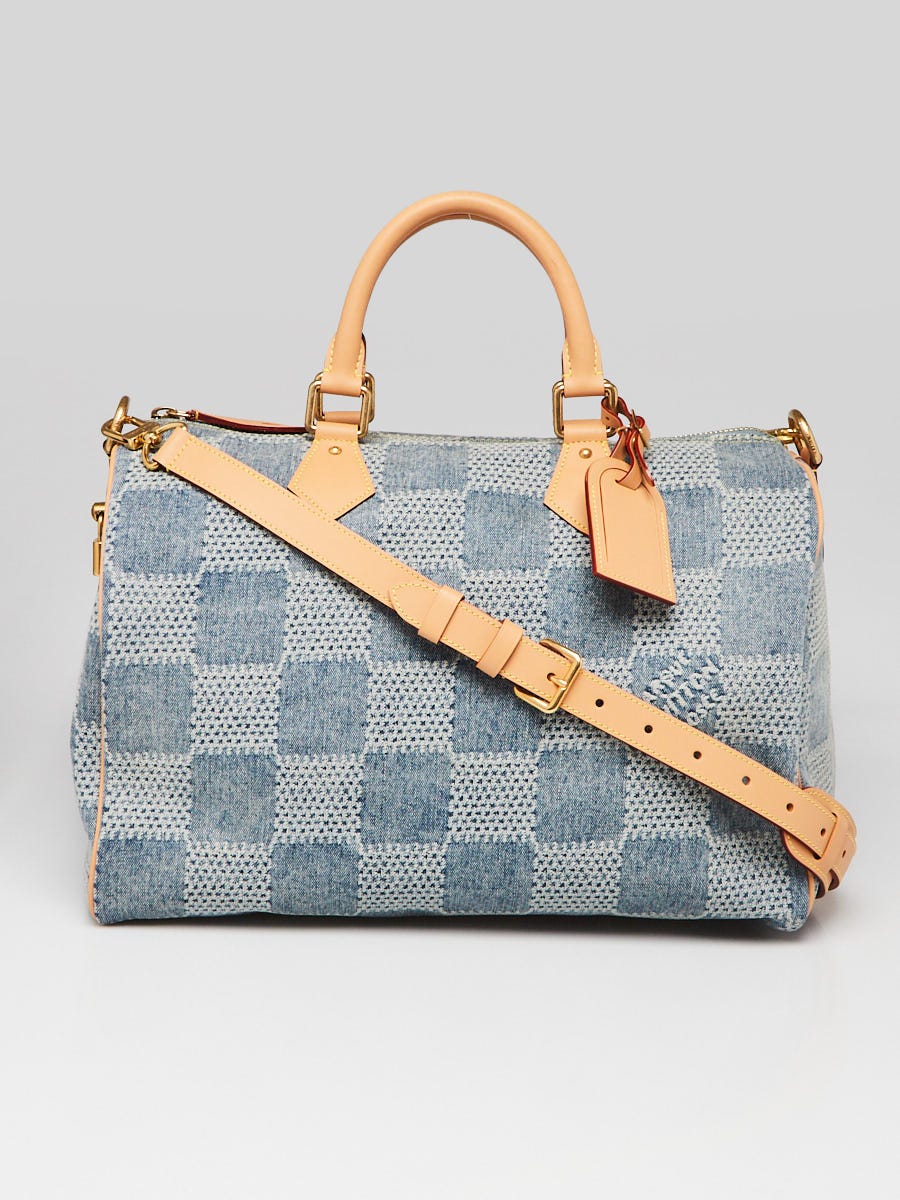 Louis Vuitton Damier Denim 3D Speedy Bandouliere 40 Bag