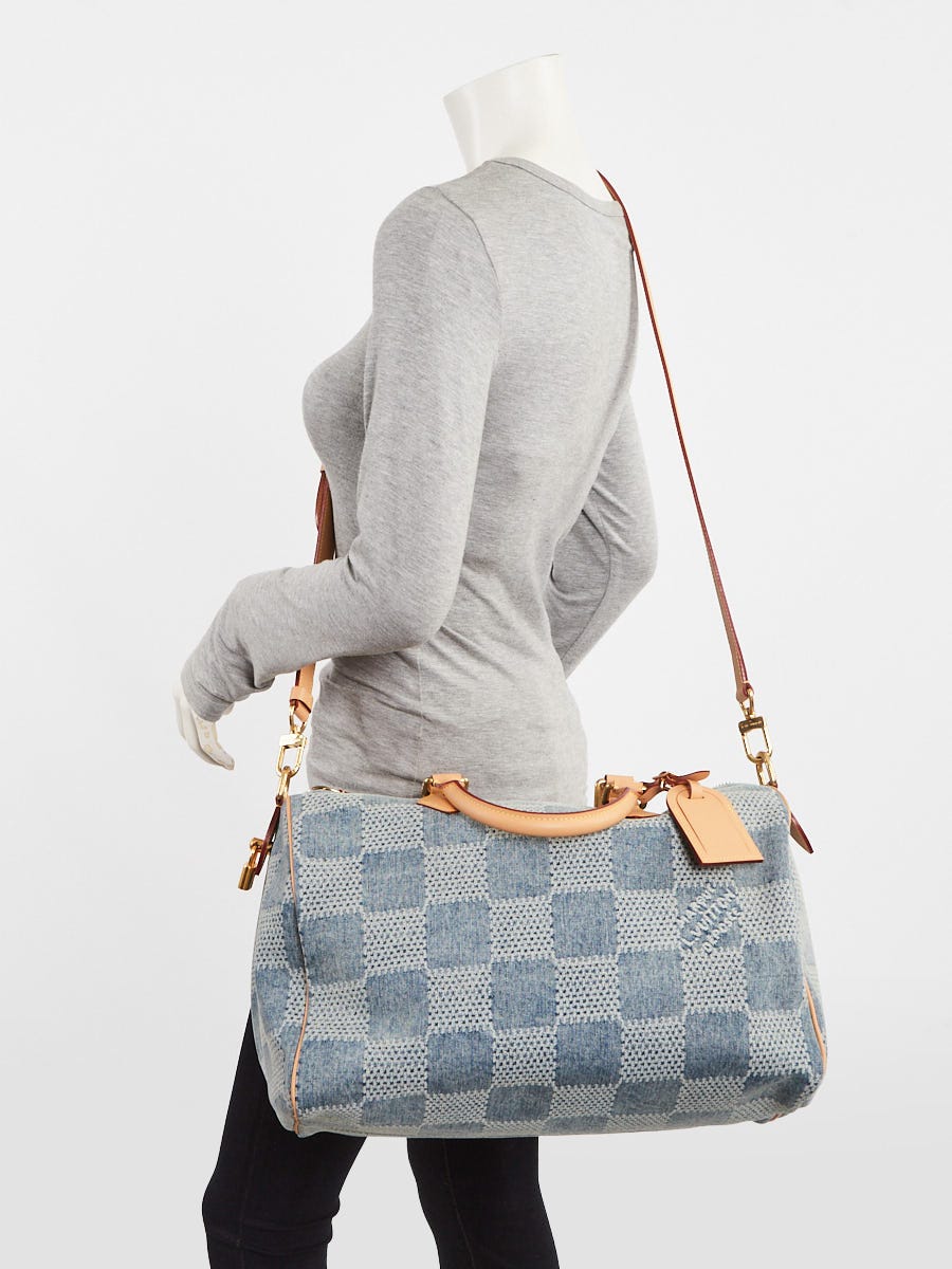 Louis Vuitton Damier Denim 3D Speedy Bandouliere 40 Bag