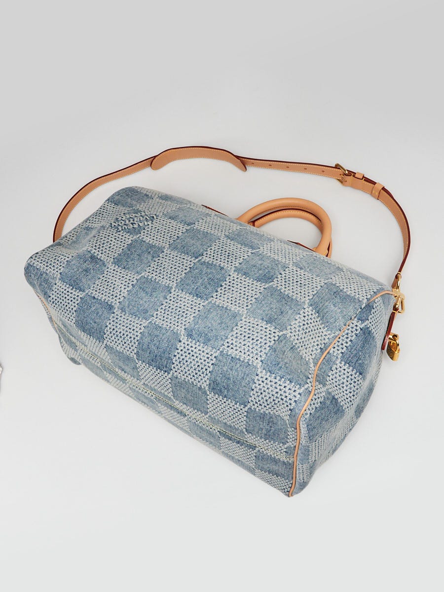 Louis Vuitton Damier Denim 3D Speedy Bandouliere 40 Bag | Yoogi's