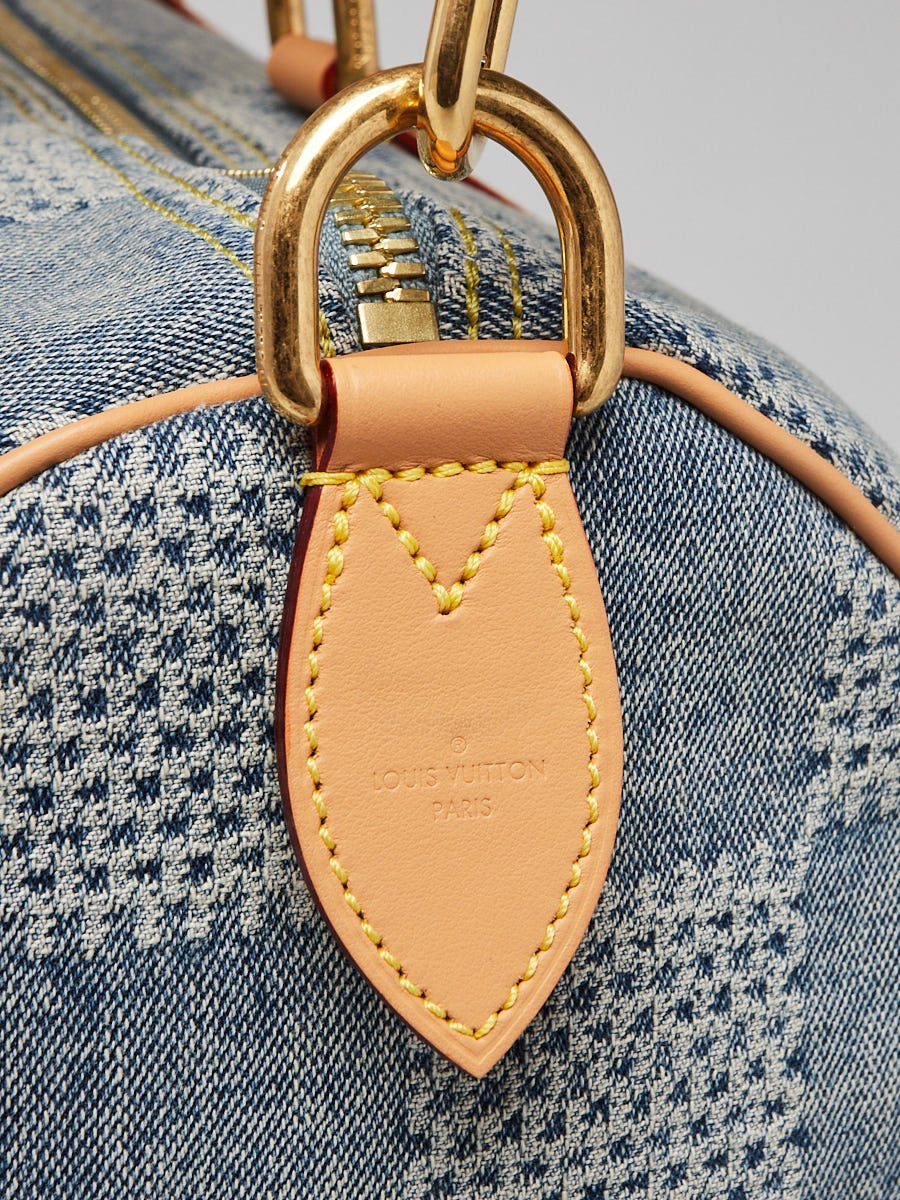 Louis Vuitton Damier Denim 3D Speedy Bandouliere 40 Bag | Yoogi's