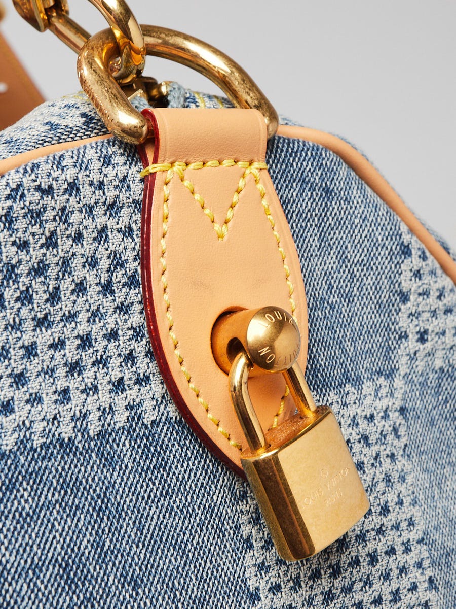 Louis Vuitton Damier Denim 3D Speedy Bandouliere 40 Bag | Yoogi's