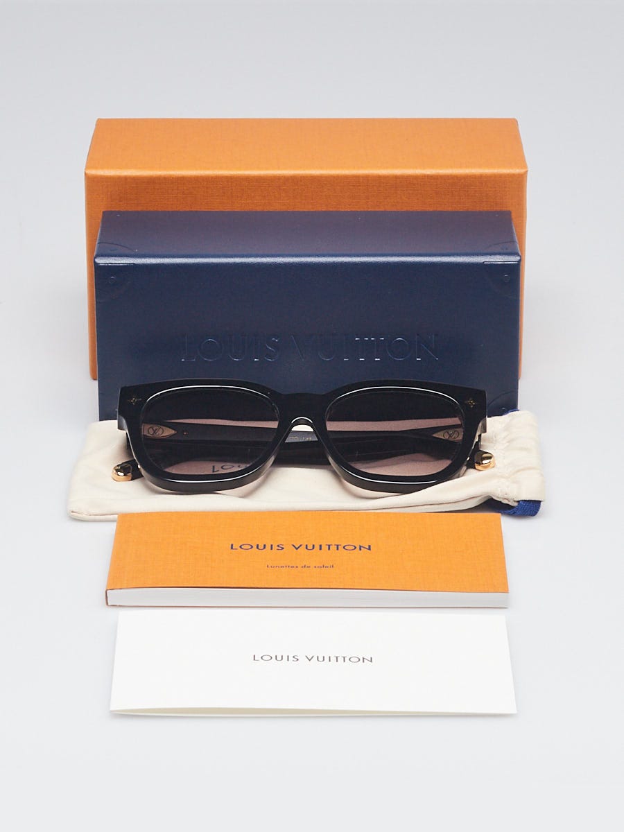 Louis Vuitton Black Acetate My Monogram Square Frame Sunglasses
