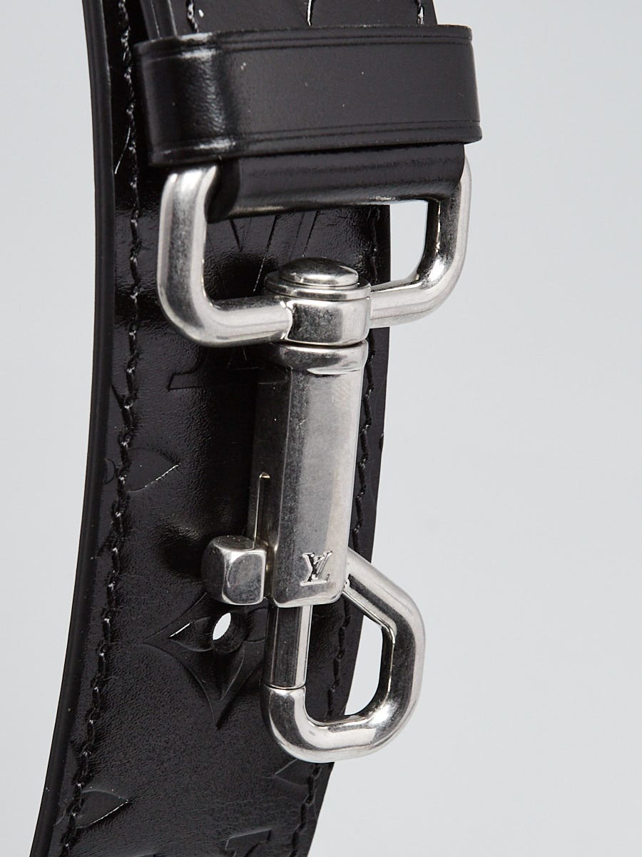 Louis Vuitton Black Monogram Calfskin Leather Adjustable Strap
