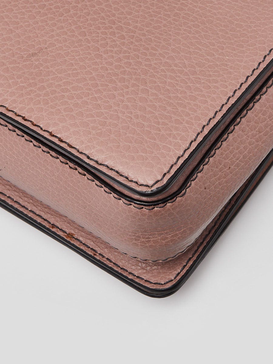 Christian Dior Pink Pebbled Calfskin Leather Dio(r)evolution Flap