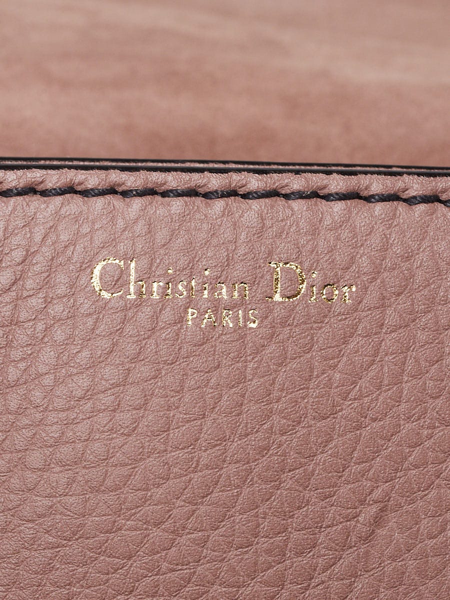 Christian Dior Pink Pebbled Calfskin Leather Dio(r)evolution Flap