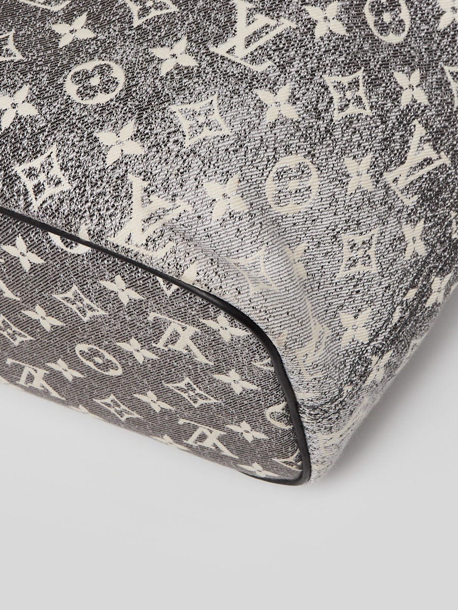 Louis Vuitton Grey/Black Monogram Jacquard Denim Neverfull MM NM