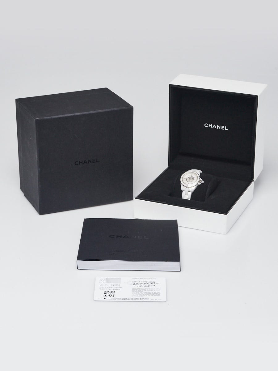 Chanel J12 Ceramic and Diamond 29mm Quartz Watch H2685