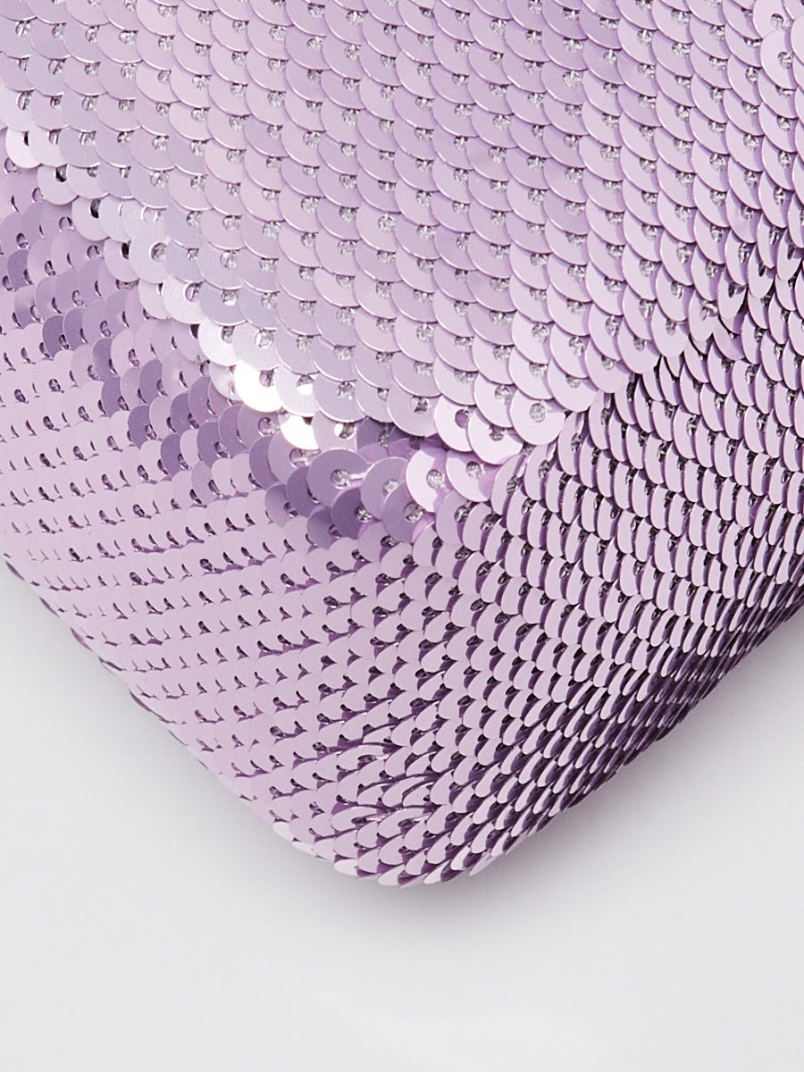 Prada Purple Sequin Re-Edition 2000 Mini Bag 1NE515 | Yoogi's Closet