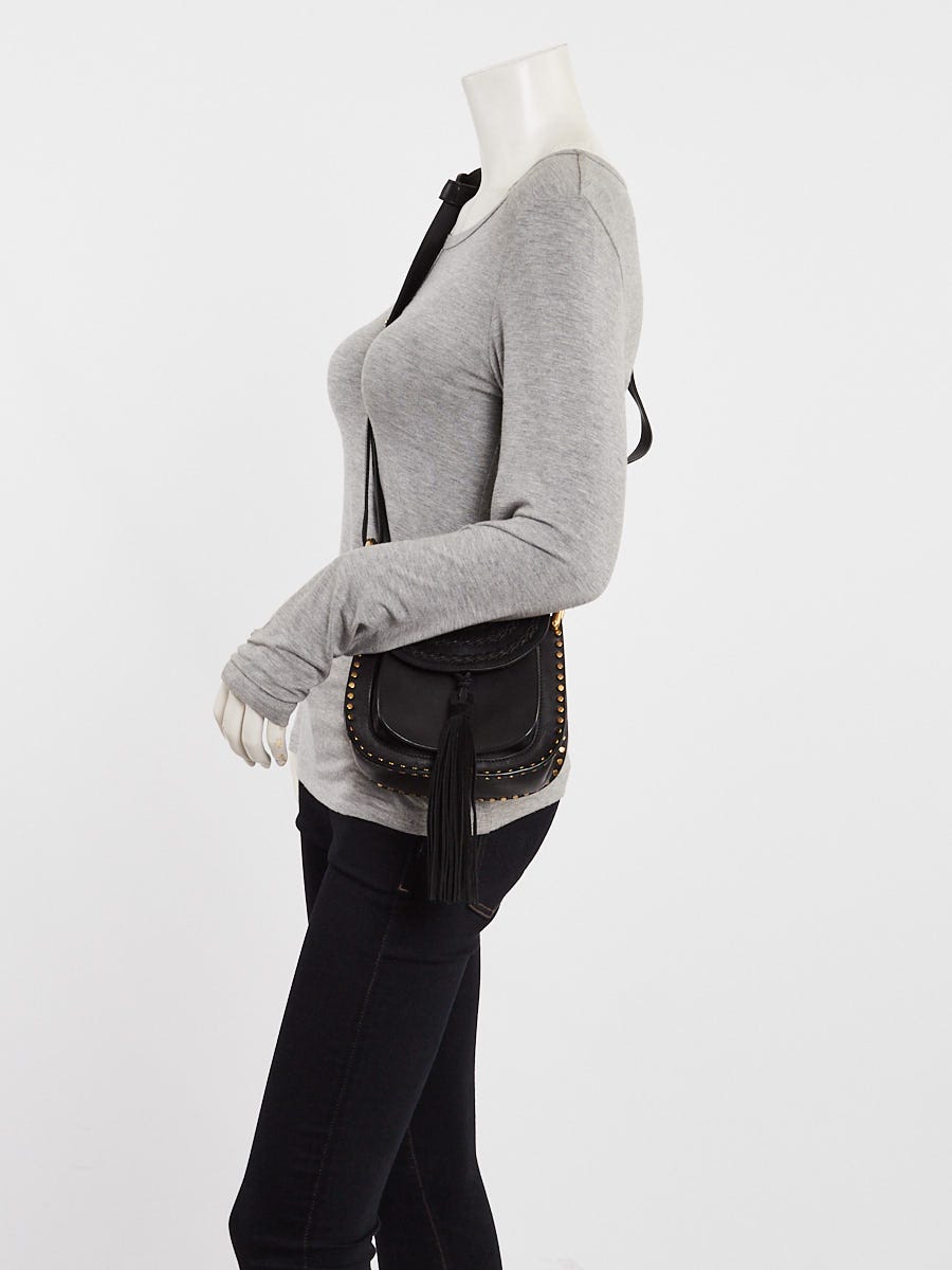 クロエ Indy BLACKBAG 美品 Chloe Black Leather Indy Shoulder Bag | Yoogi's Closet