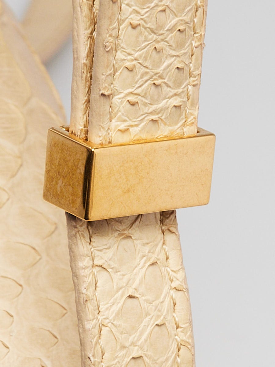 Celine Beige Python Mini Box Bag | Yoogi's Closet