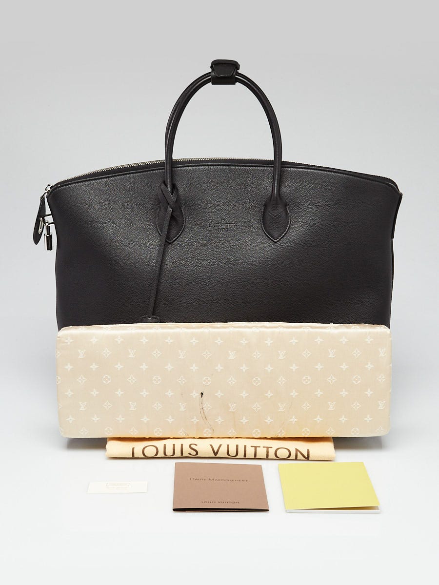 Louis Vuitton Limited Edition Black Calfskin Leather Haute