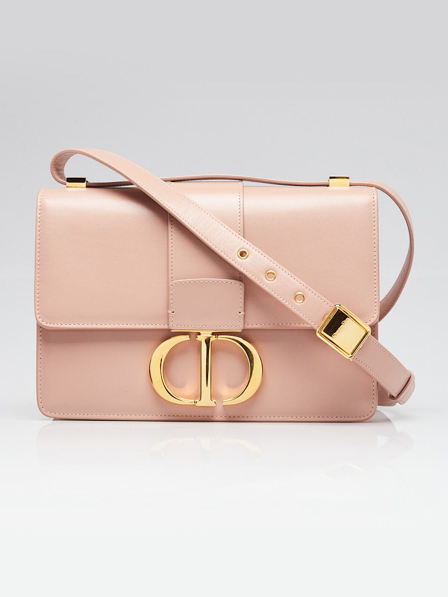 Christian Dior Rose Calfskin Leather Montaigne 30 Flap Bag