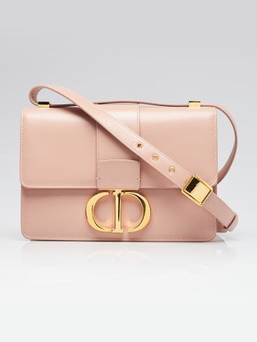 Christian Dior Rose Calfskin Leather Montaigne 30 Flap Bag
