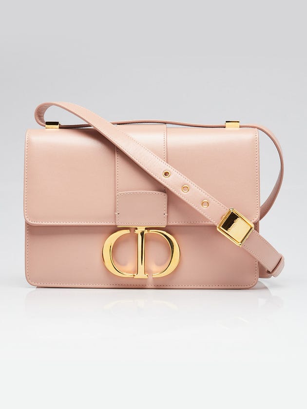 Christian Dior Rose Calfskin Leather Montaigne 30 Flap Bag