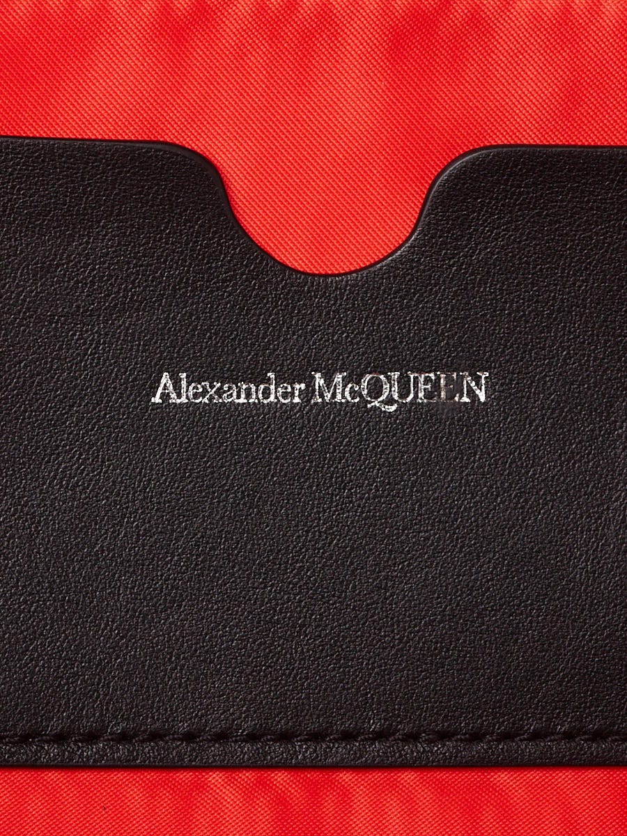 Alexander McQueen Black Nylon The Bundle Drawstring Tote Bag