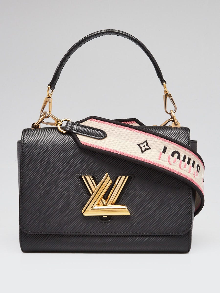 Louis Vuitton Black Epi Leather Twist MM Bag