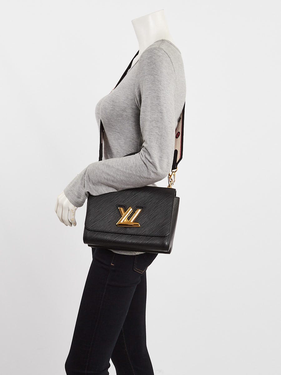 Louis Vuitton Black Epi Leather Twist MM Bag