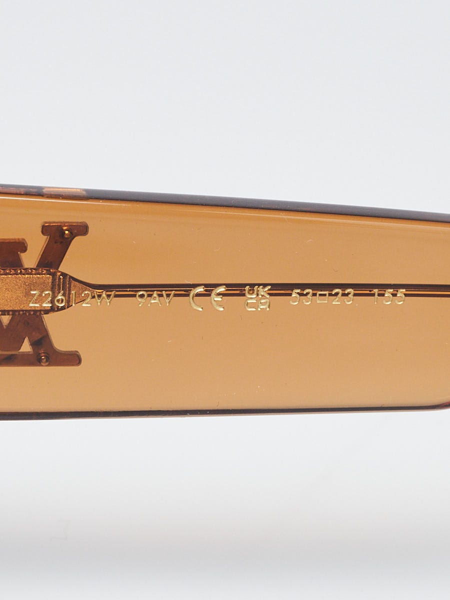 Louis Vuitton Brown Acetate Clash Square Sunglasses - Z2395W