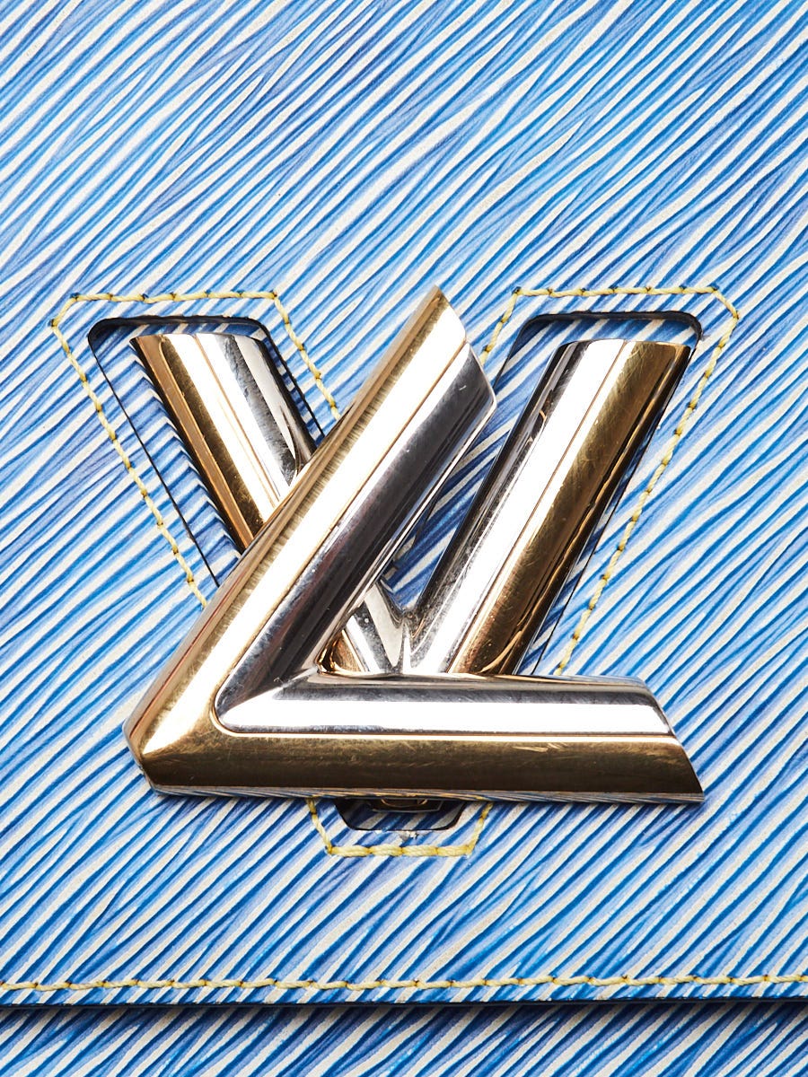 Louis Vuitton Denim Epi Leather Twist MM Bag | Yoogi's Closet