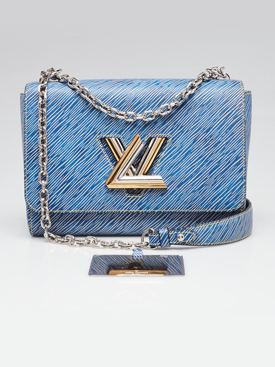 Louis Vuitton Denim Epi Leather Twist MM Bag | Yoogi's Closet