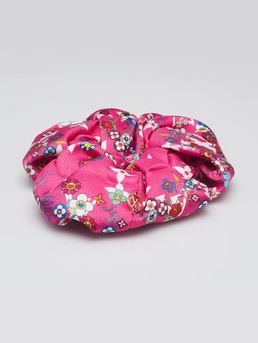 Louis Vuitton X TM Pink Silk Chouchou Scrunchie Yoogi s Closet louis-vuitton-x-tm-pink-silk-chouchou-scrunchie-yoogi-s-closet