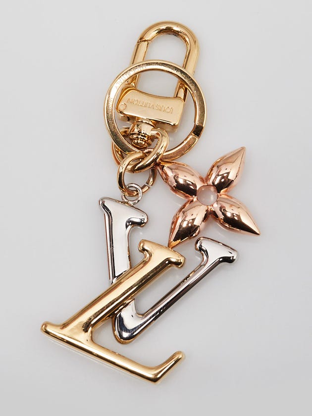 Louis Vuitton Tri-Color Metal New Wave Bag Charm and Key Holder